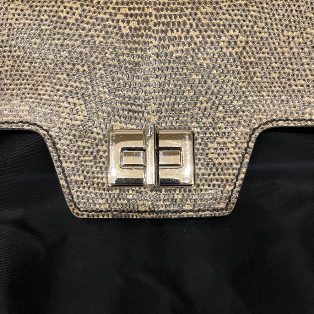Authentic Prada Python Tessuto Leather Satchel - image 2
